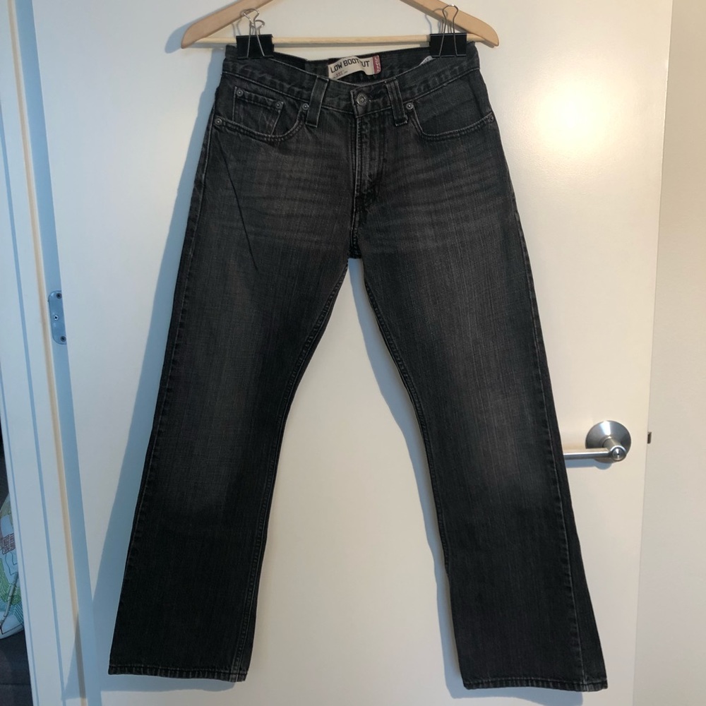 Men’s Levi’s 527 Low Bootcut - Black 29x30